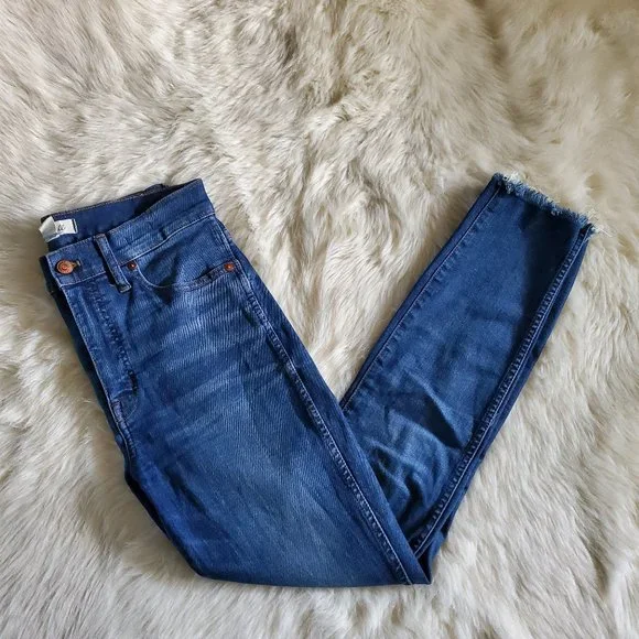 Madewell 10 High-Rise Skinny Jeans in Brockton Wash Size 28 EUC